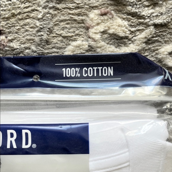 Stafford Super Soft White Crew Neck T-Shirts XXL - Picture 3 of 3